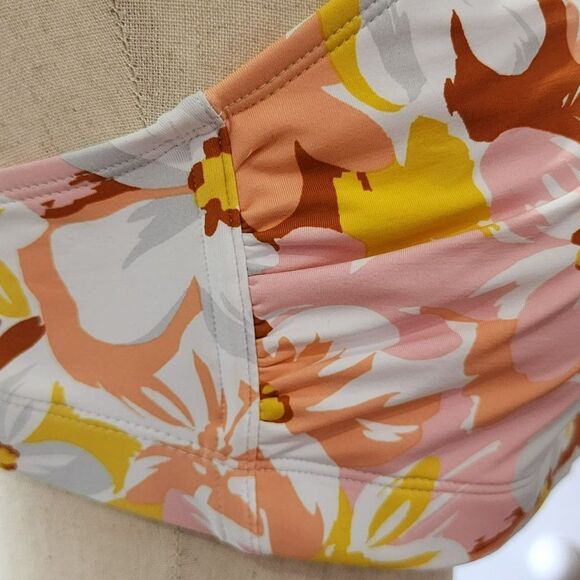 Xhilaration Floral Bralette Bikini Top Junior Plus Size 14W - Picture 11 of 15